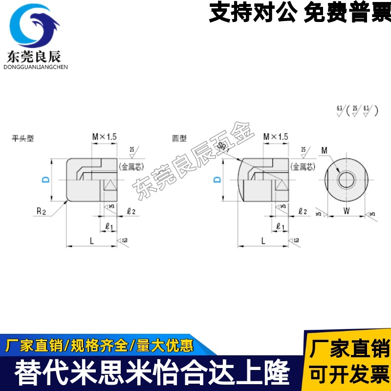 Polyurethane briquette internal thread type URLH URLM URLL PSHLH URSH URSM URSL RSHLH