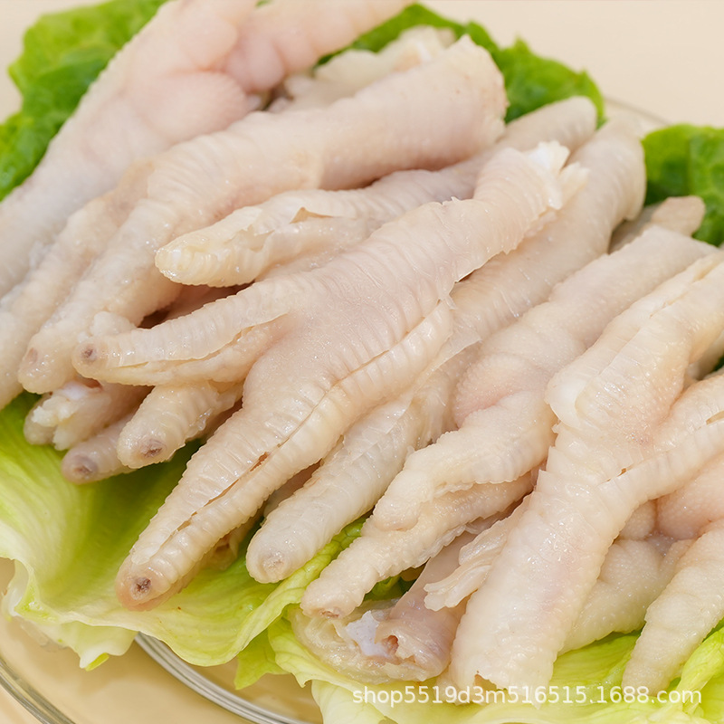 Yuan Fang Boneless Chicken Feet Frozen Raw Materials Wholesale 2.5kg Bags Hotel Snacks Catering Commercial Cooked Chicken Feet