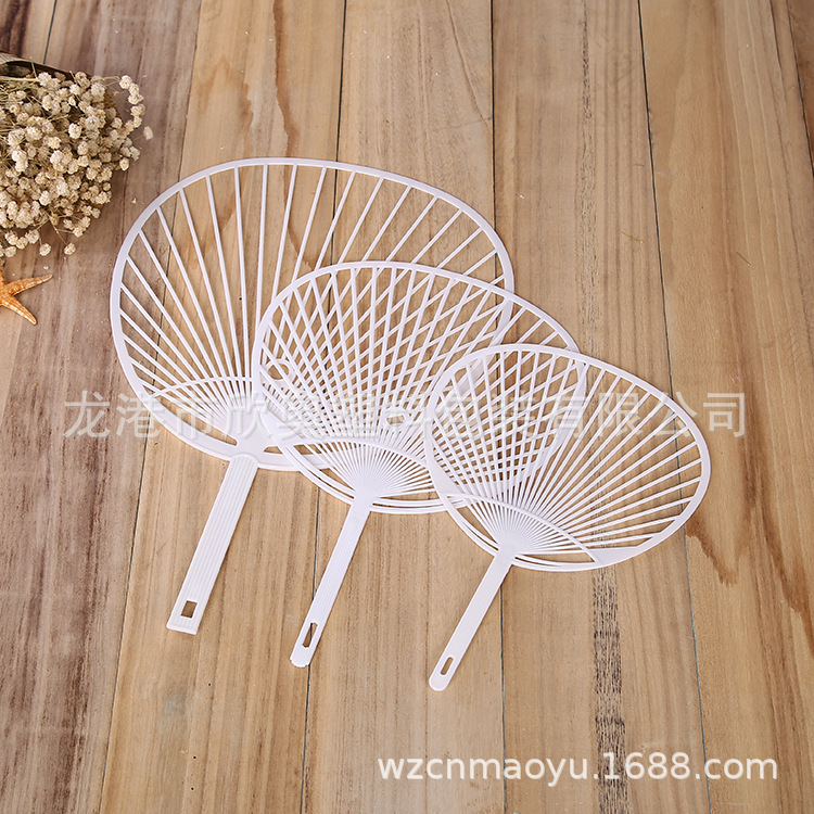 Пластиковый мультяшный рекламный вентилятор, пластиковый вентилятор, подарок, круглый вентилятор в форме банана, пластиковый вентилятор, большой запас