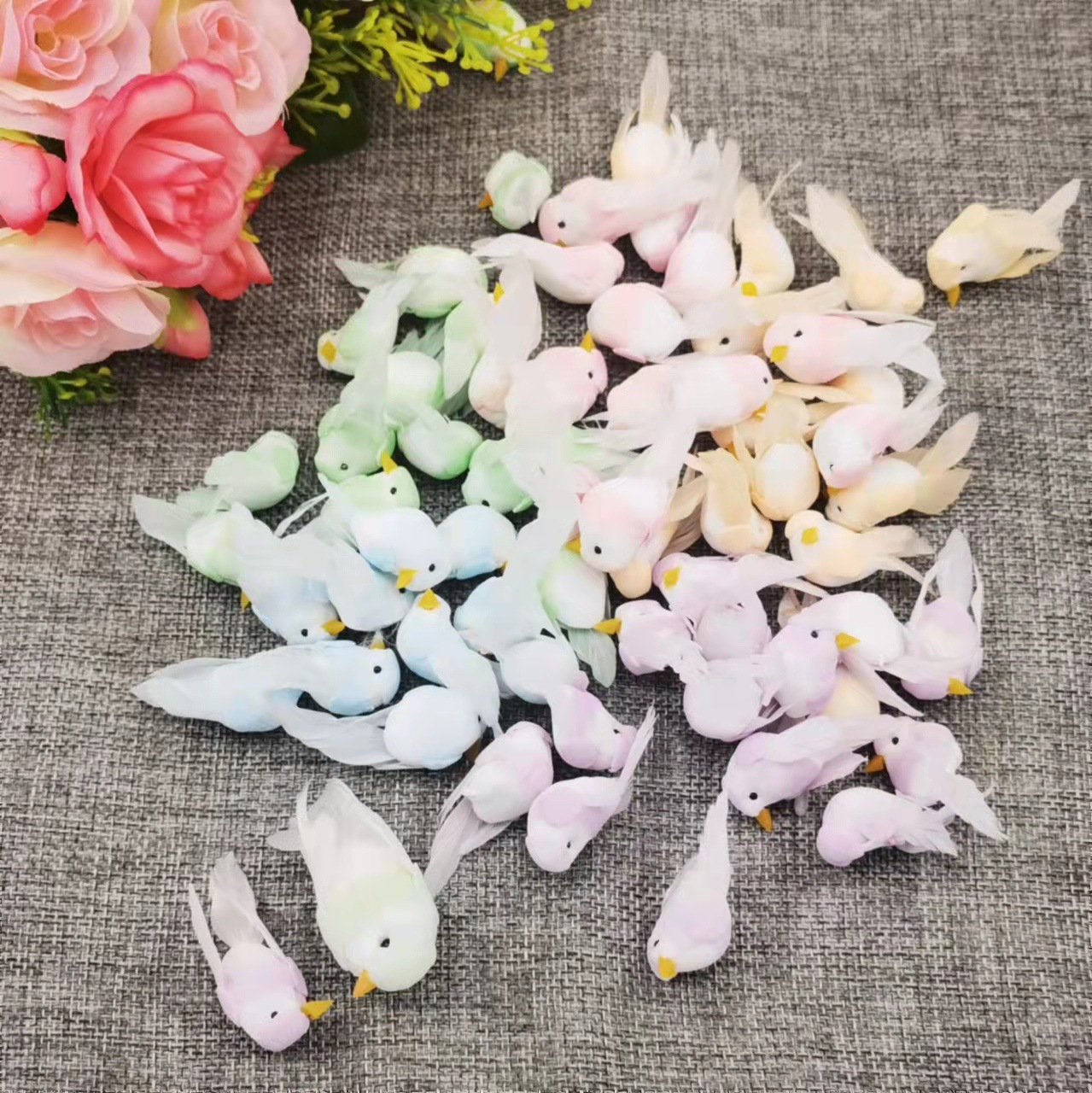 Hairpin Niang Da Ai/Multi-color Fat Chirp Bird/Hairpin with 1 yuan (in stock)