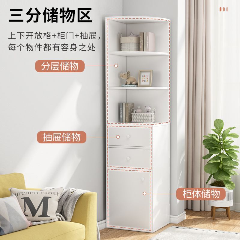 Corner Cabinet Corner Cabinet Corner Triangle Storage Rack Living Room Bedroom Corner Storage Rack Wall Side Cabinet