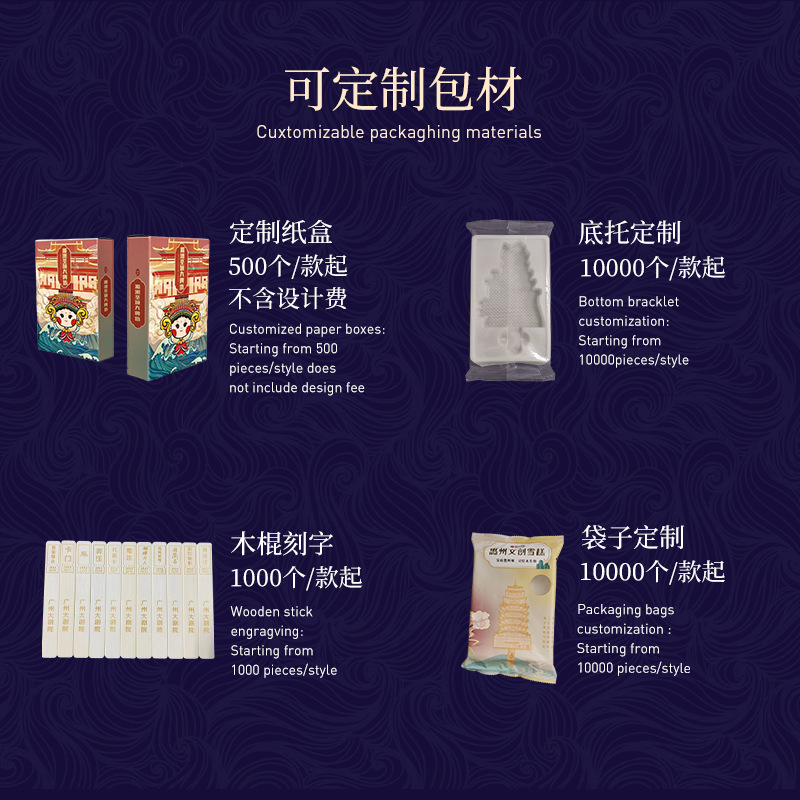 Wholesale of Cultural and Creative Snacks, Cold Drinks from the Source Manufacturer, Multi-Flavor Ice Cream, Popsicle Sticks, Custom-Made Cultural and Creative Ice Cream