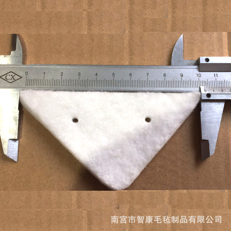 Wholesale Glass Cleaning Wipes Double-Sided Glass Cleaning Tool Accessories Felt Cotton Pads Triangular Shaped Special-Shaped Absorbent Cotton Pads