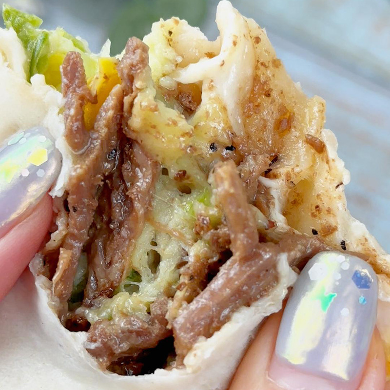 Baiyaoxuan Cheese Beef Roll Chicken Roll Food Breakfast Microwave Heating Instant Convenience Store Commercial Wholesale