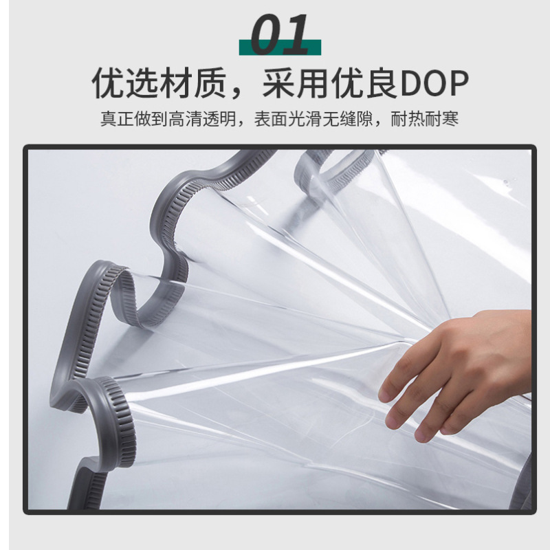 Magnetic Curtain Insulation Air Conditioning Door Curtain Windproof Magnetic Self-Priming Commercial New Transparent Plastic Pvc Partition Zhao