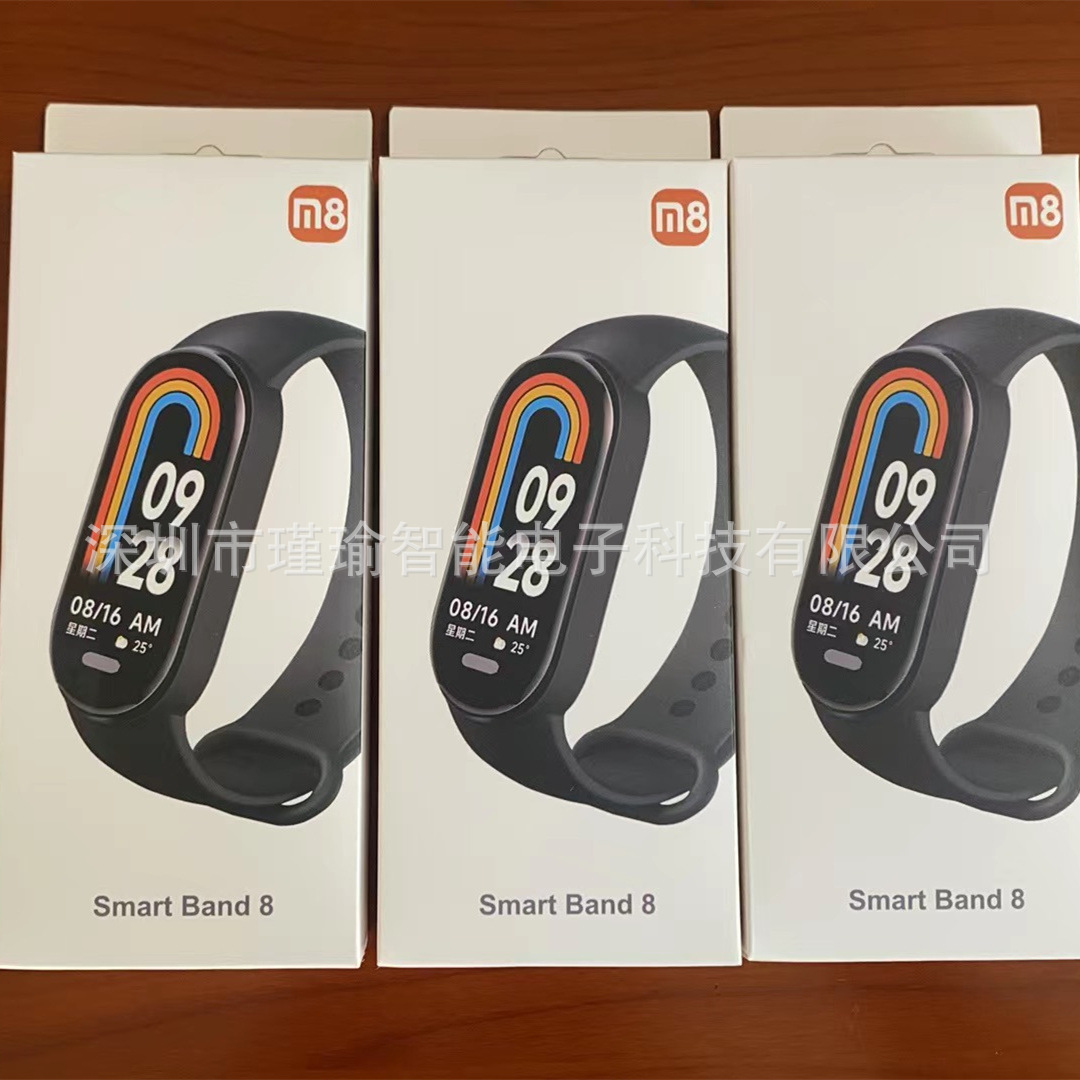 Cross-Border top with M8 Bluetooth sports pedometer sincere rate smart bracelet large battery NFC bracelet factory direct supply