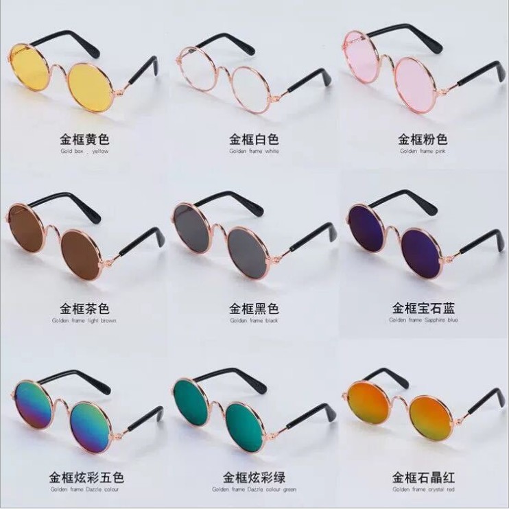 2022 factory direct sales dog cat pet glasses creative trend toy sunglasses