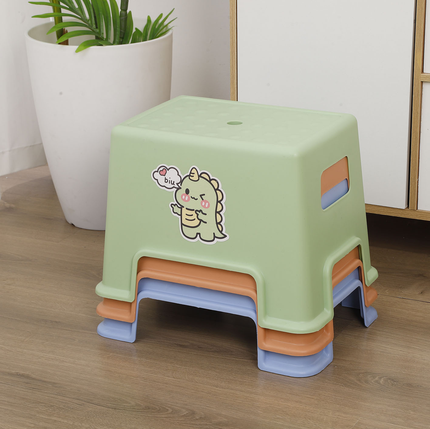 Manufacturer Wholesale Thickened Shoe Changing Stool Plastic Stool Living Room Bedroom Bedside Stool Kidsren's Stool Outdoor Small Stool