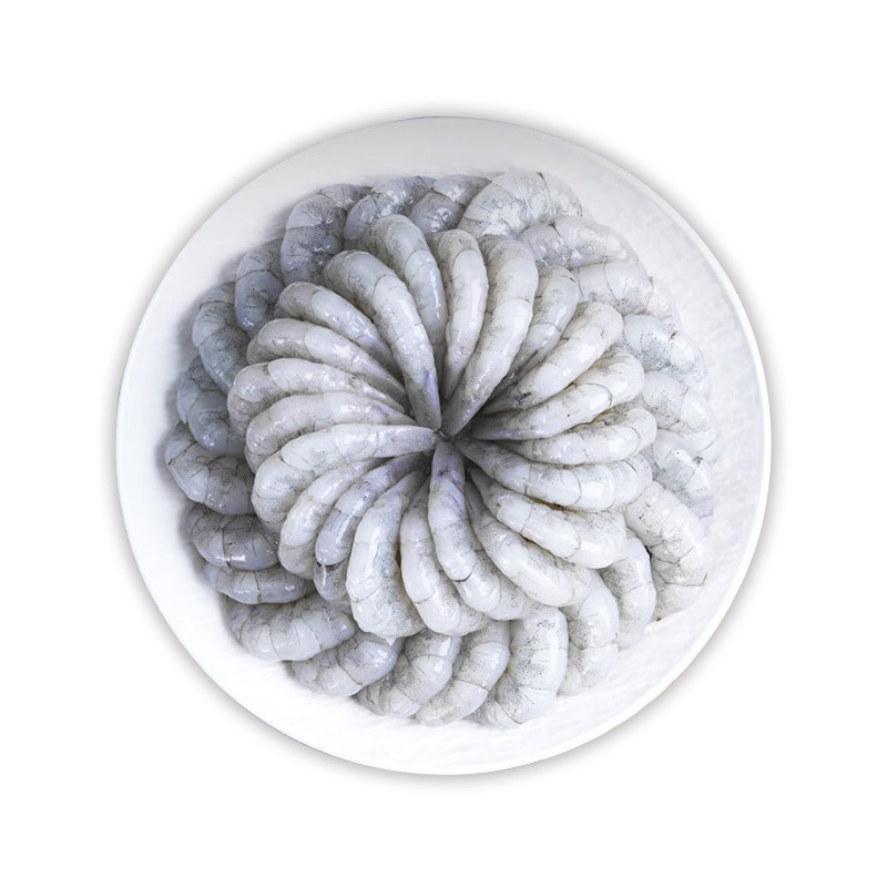 Fresh Quick-Frozen Shrimp, Hand-Peeled Green Shrimp, Shrimp Line Removal, Dry Ice, Extra Large Shrimp Meat, Commercial Semi-Finished Seafood Wholesale