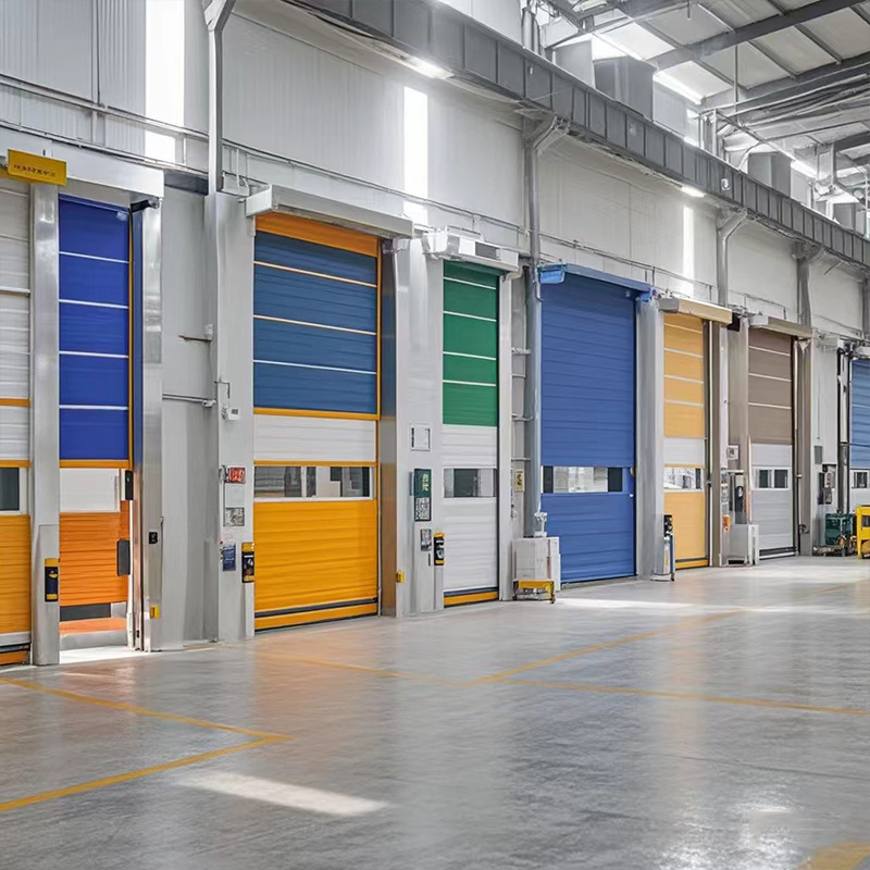 Rolling gate fast door PVC dust-free industrial workshop electric rolling shutter door automatic lifting induction fast rolling shutter door