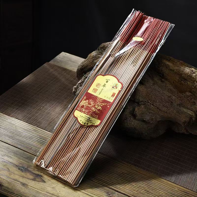 Incense to God Wu Shen sandalwood wormwood bamboo stick incense Bye-bye Buddha incense on incense bamboo stick incense incense in the old mountain incense line incense