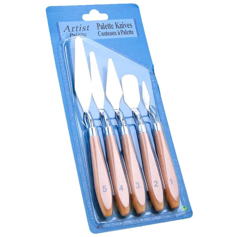 Oil painting plastic scraper pigment palette knife fine art acrylic gouache painting pigment painting scraper suit tool knife