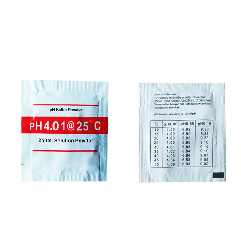 Factory wholesale PH calibration powder 9.18ph buffer powder Acidometer 6.86 calibration powder 4.01 bagged ph powder