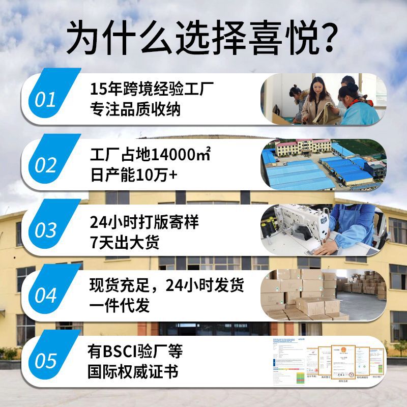 Cross-border foreign trade bedside bathroom wall-mounted storage bag cotton and linen fabric storage bag student dormitory storage hanging bag