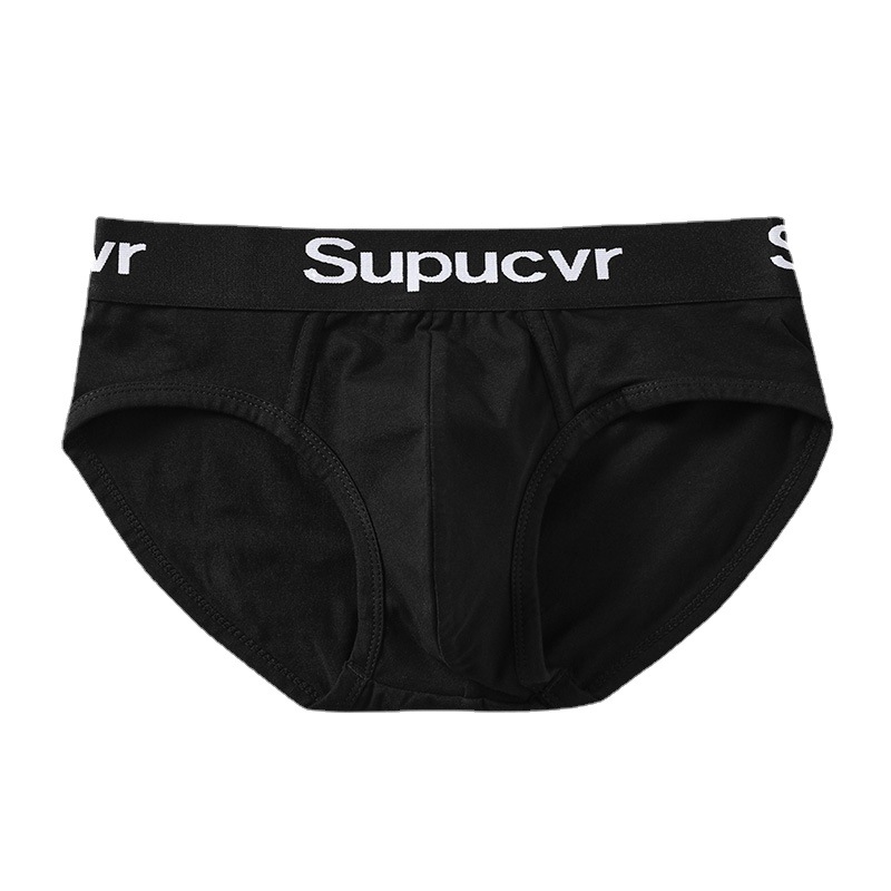 Sup Trendy Brand Underwear Men's Pure Cotton Briefs Student Personalized Shorts Comfortable Breathable Elastic Pants