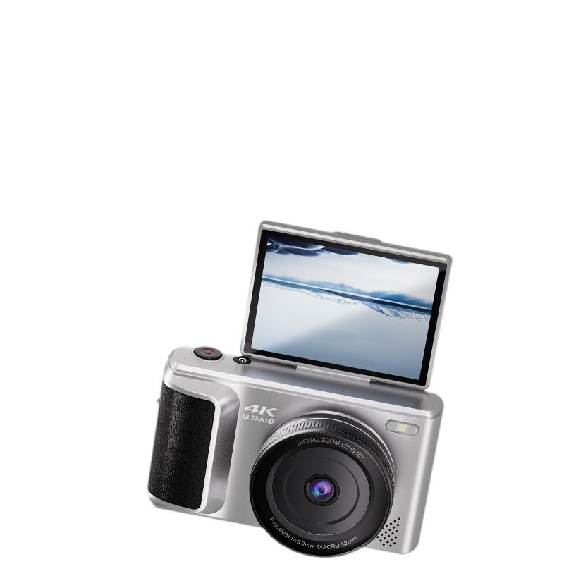 4K High-Pixel Student Party Campus Flip Screen Selfie Mirrorless Photo and Video Entry-Level Digital Camera Vlog