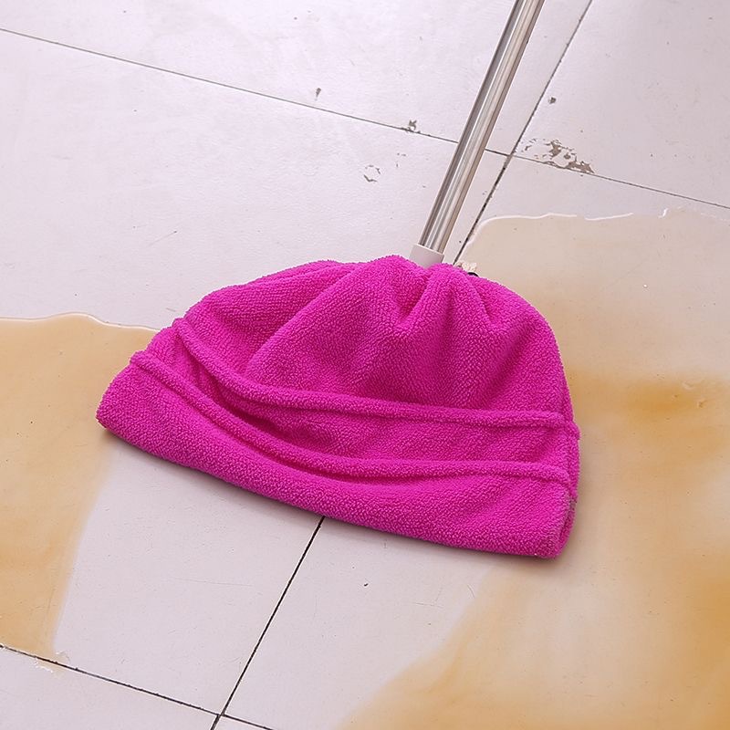Lazy broom cover cloth wet and dry dual-use thick absorbent gray hair magic mop floor sweeping dust removal cloth cover