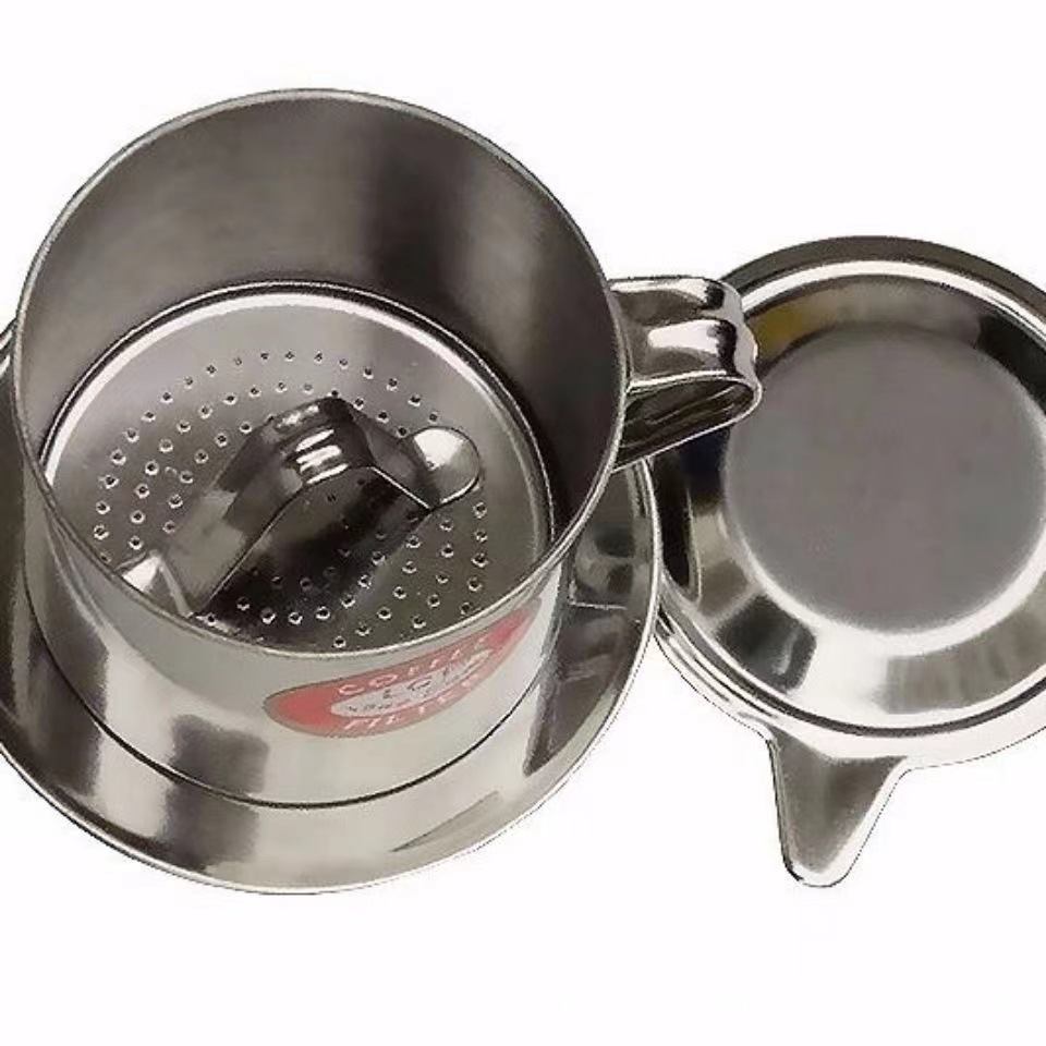 Vietnam Stainless Steel Pot Drip Coffee Pot 6Q7Q8Q New Product Vietnam Pot Coffee Press Pot Coffee Drip Pot