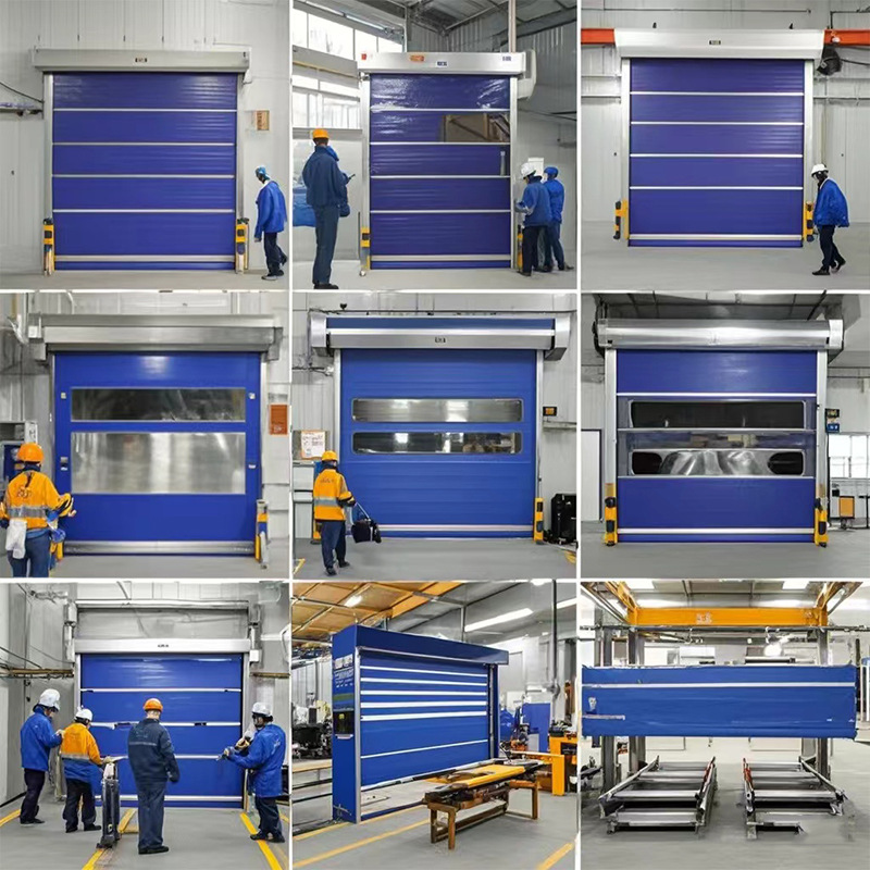 Pvc Quick Rolling Shutter Door Automatic Sensor Lifting Door Warehouse Electric Rolling Shutter Door Industrial Stacking Quick Door Customization