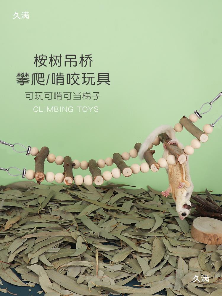Eucalyptus Leaves, Honey Bag, Honey Quoll, Molar Teeth, Disinfection Mat, Eucalyptus Branches, Honey Cage Interior Decoration Toys