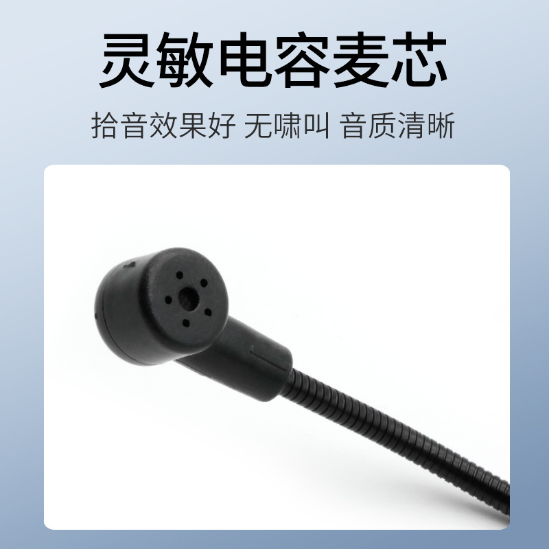 Teacher's Wired Microphone for Class, Tour Guide Ear-Hook Type, Suitable for Little Bee Amplifier Headset Microphone, Head-Mounted Microphone
