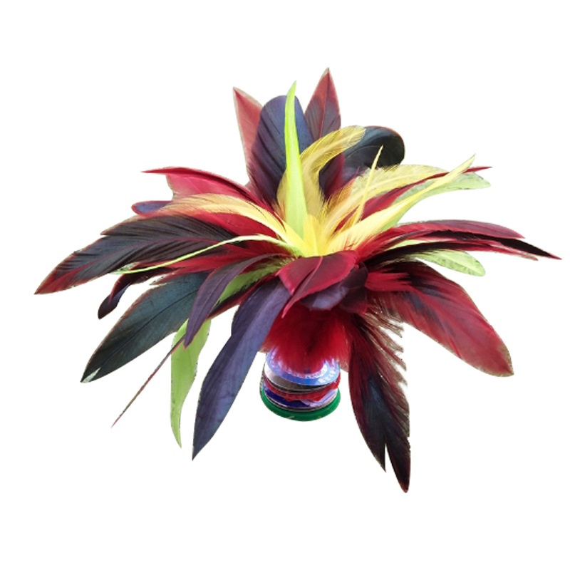 Factory wholesale shuttlecock chicken feather shuttlecock student competition keyball adult fitness sports supplies shuttlecock big flower shuttlecock