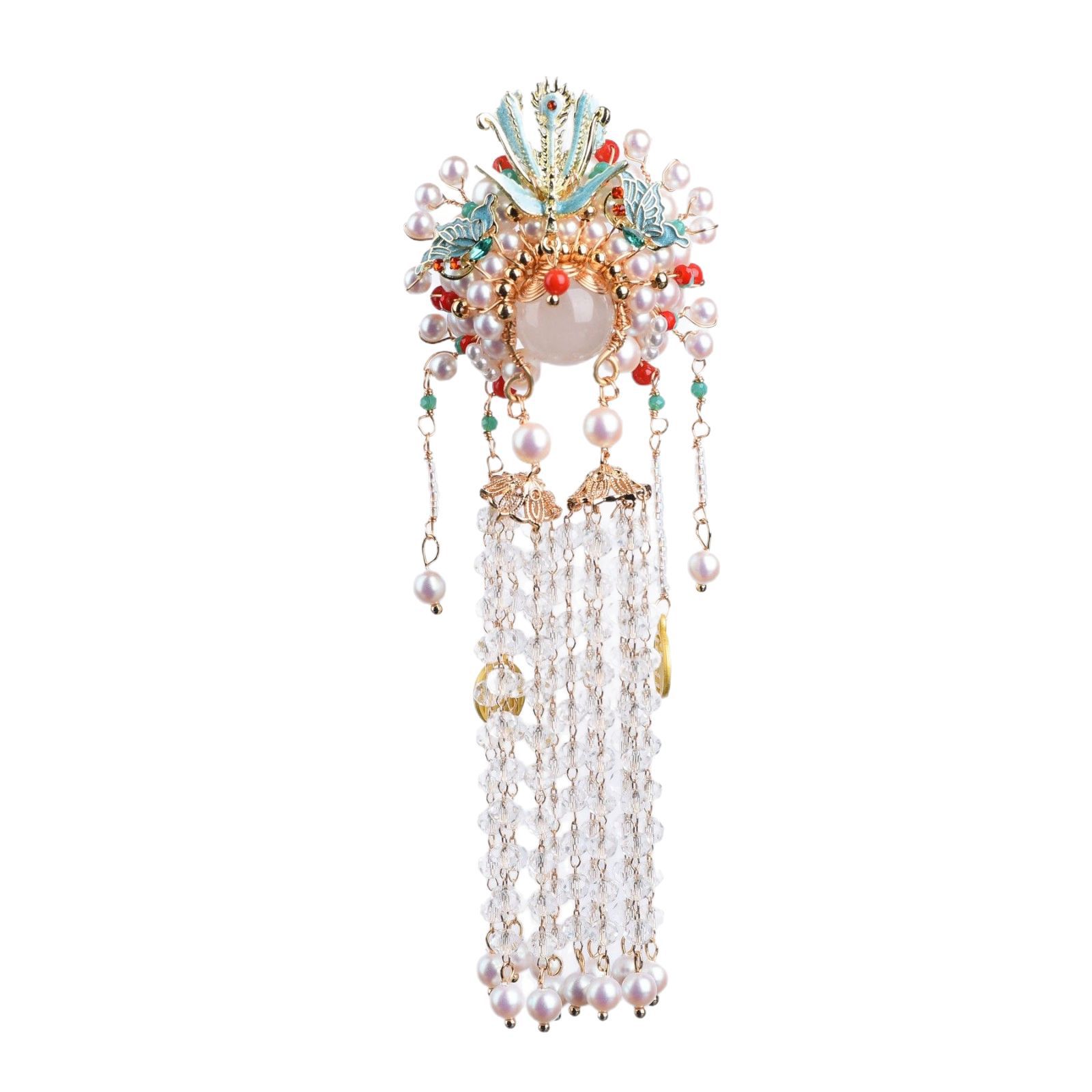 Original Swords Ma Dan Boutique Phoenix Long Tassel Super Immortal National Tide Chinese Wind Car Hanging Necklace Accessories