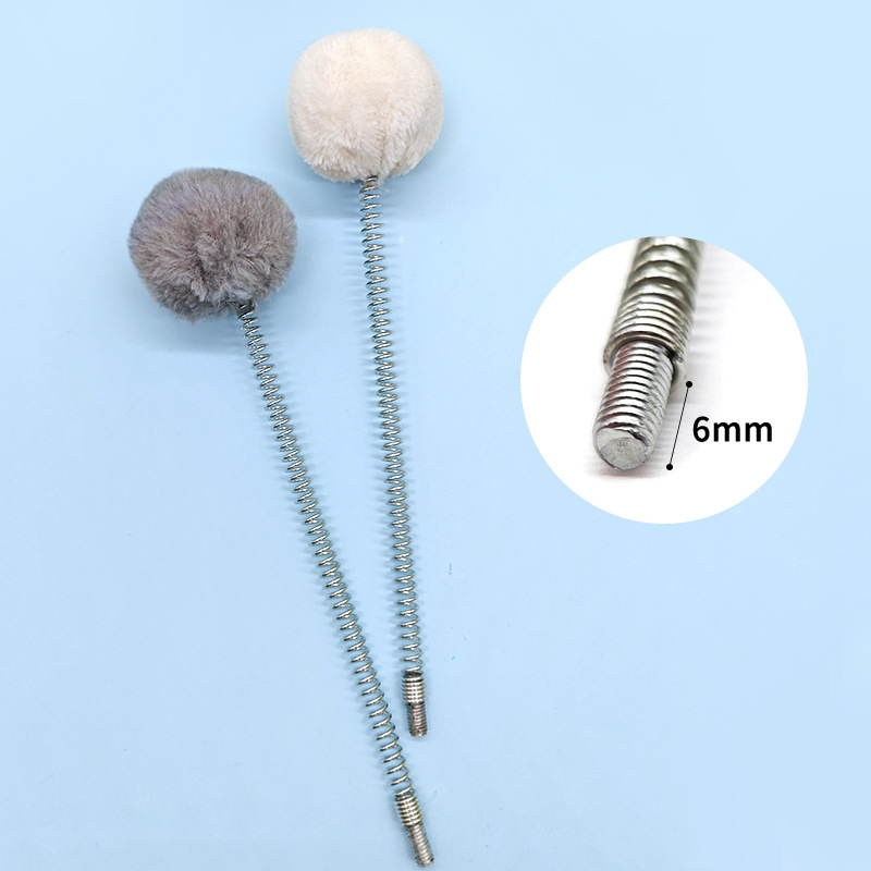 DIY Cat Climbing Frame Accessories Can Hang Cat Toys, Rabbit Hair Balls, Plush Hanging Balls, Elastic Ropes, Velvet Balls to Amuse Cats and Bite