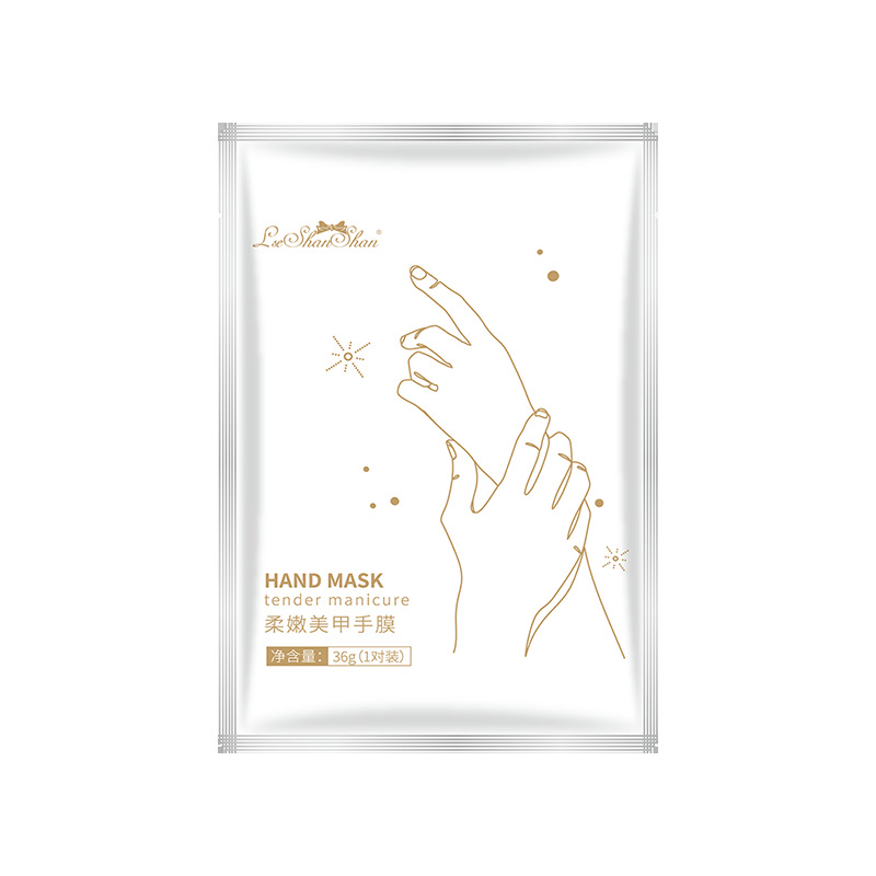 Nail Care Suitable Hand Mask with Niacinamide for Moisturizing and Tenderizing Hands, Hand Care for Nail Salons, White Finger Hand Mask Set Wholesale