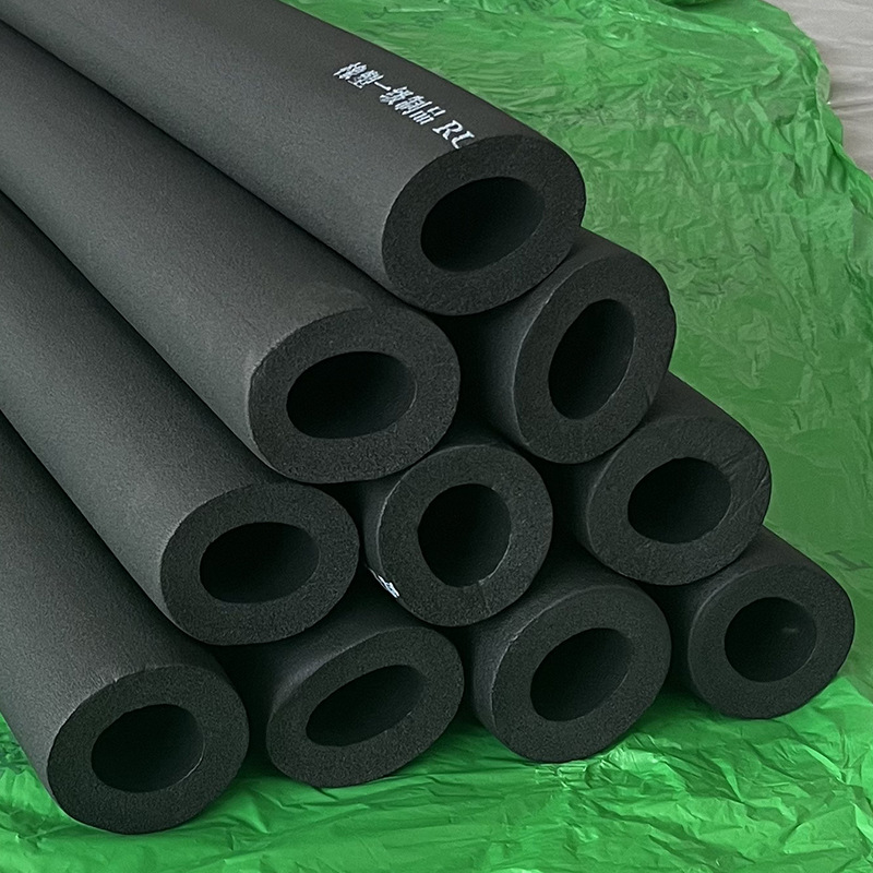 Wholesale Rubber and Plastic Insulation Pipe B1 Grade Water Pipe Sound Insulation Noise Reduction Antifreeze Insulation Pipe Sleeve High Density Sponge Pipe Rubber and Plastic Pipe