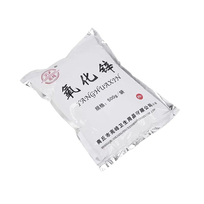 Medical Zinc Oxide 500g Dermatitis Rash Wet Sterilization and Disinfection Dental Astringent Chemical Reagent Zinc Oxide Powder Bright Peak