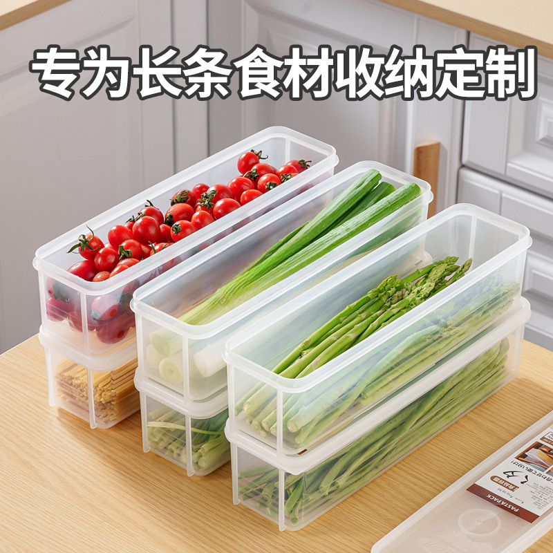 Cross-Border Noodle Storage Box Kitchen Refrigerator Sealed Fresh-Keeping Storage Box with Lid for Multigrain, Pasta, Onion, Ginger, Garlic and Other Only