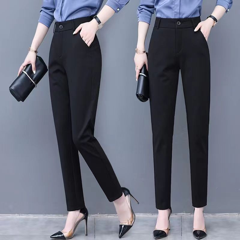 Эластичные брюки для женщин, с высокой талией, брюки для работающих матерей, оптовая продажа