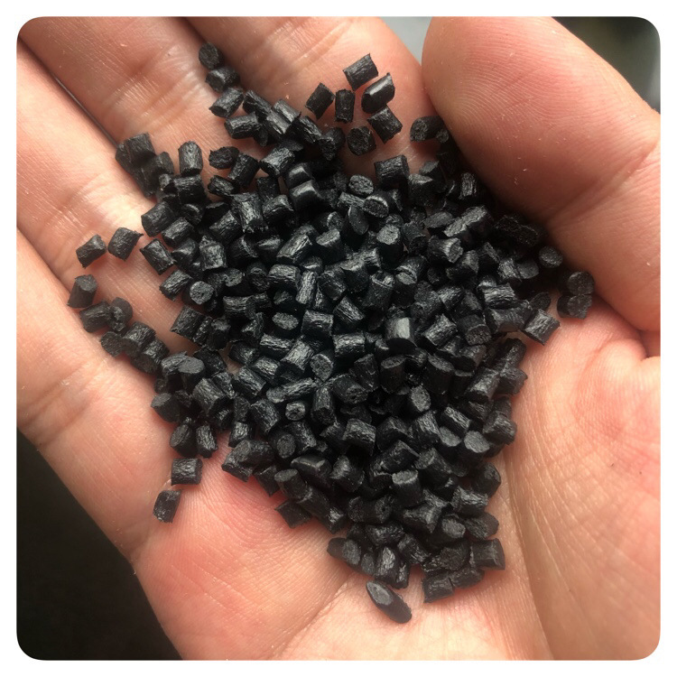 Spot Wholesale Pa66 Black Reinforced Plastic Feed Recycled Particles