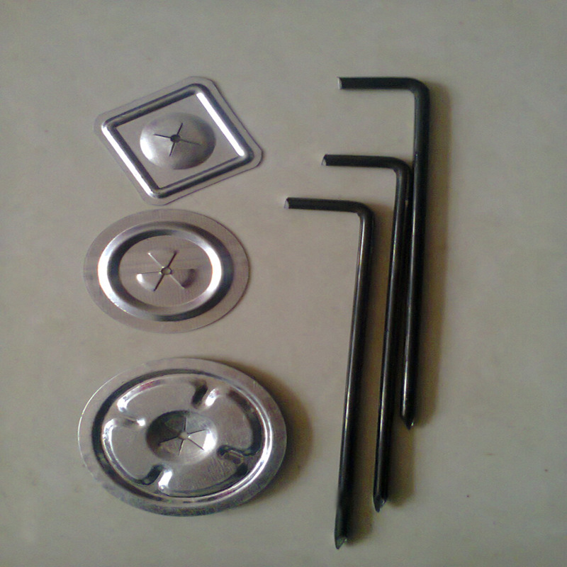 Изоляционные гвозди из нержавеющей стали Хэбэй, изоляционные гвозди из низкоуглеродистой стали, изоляционные гвозди для электростанций, гвозди-крючки, изоляционные железные гвозди