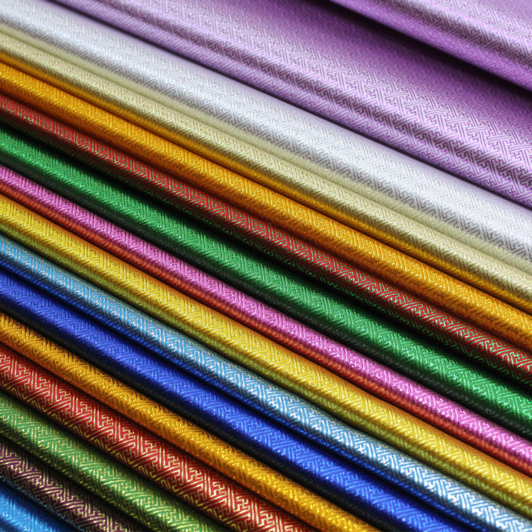 Silk jacquard brocade Mongolian gown cheongsam doll stage Film and Television lace decoration small three-dimensional fabric