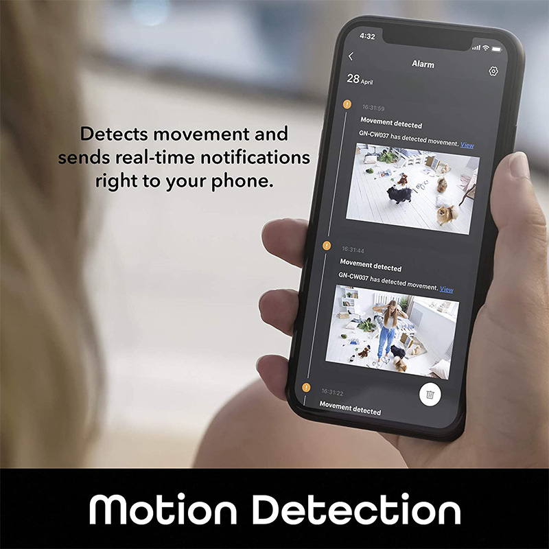 Cross-border explosions graffiti smartphone remote monitoring tuya pt cam indoor shake head machine wireless camera