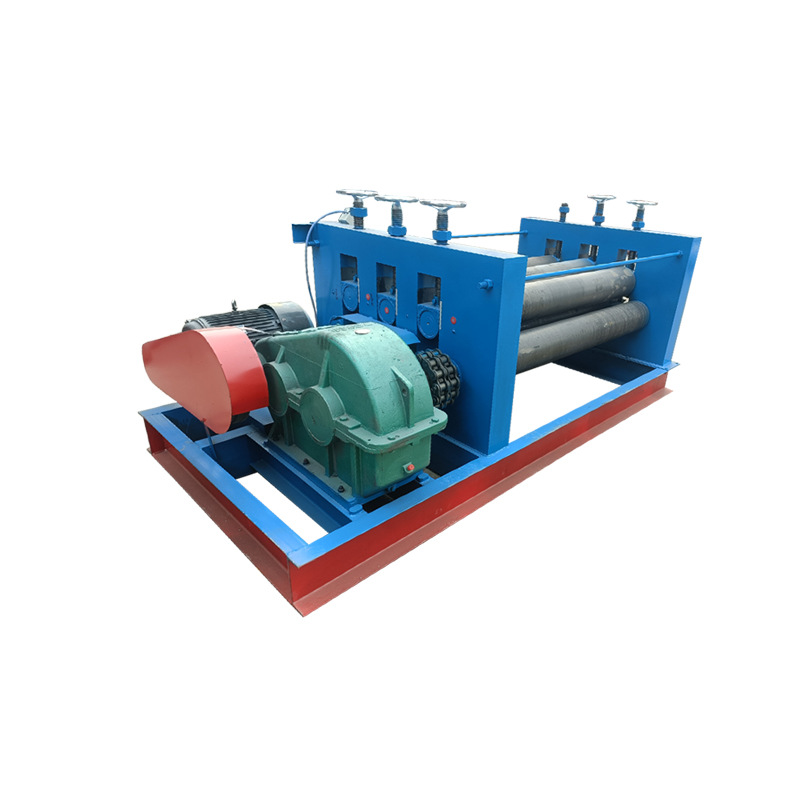 Large automatic electric flattening machine aluminum plate iron plate flattening stainless steel diamond mesh leveling correction leveling machine