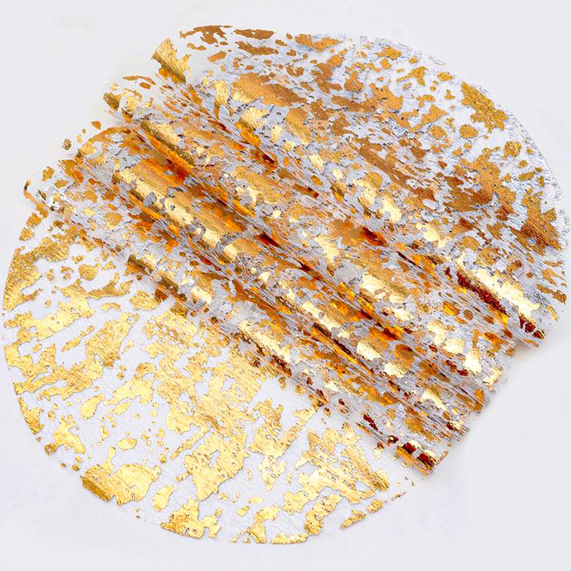 Cross-Border Special Hot Stamping Foil Table Flag Placemat Disposable Decoration Material Wedding Home Atmosphere Dining Table Table Flag Layout