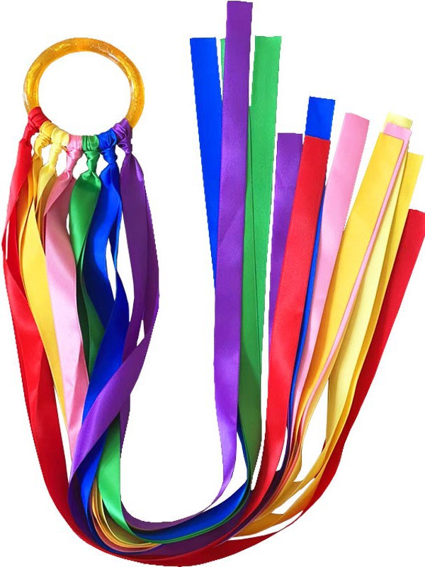 Amazon Rainbow Dance Hand Kite Colorful Ribbon Ribbon Toy Streamer Bracelet Sports Props