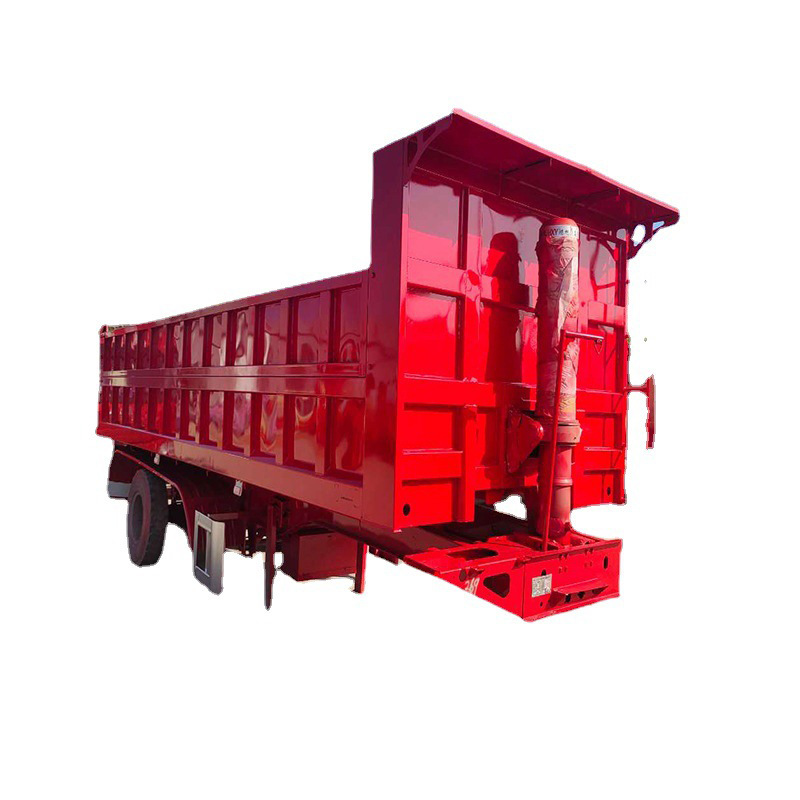 40-Foot Skeleton Box-Type Rear-Dump Truck, Mid-Box Transport Truck, Engineering Truck, Mining Truck, Mining Transport Truck