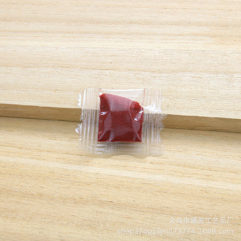 Imitation Cinnabar Powder, Purple Gold Sand Bagged Fine Powder, Cinnabar Pink Sand, Fire-Burnt Color-Changing Powder, Can Be Packed with Hollow Copper Gourd Accessories