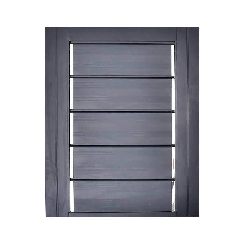 Customized Industrial Factory Workshop Double-Layer Blinds Community Shopping Mall Aluminum Alloy Silencer Adjustable Manual Blinds