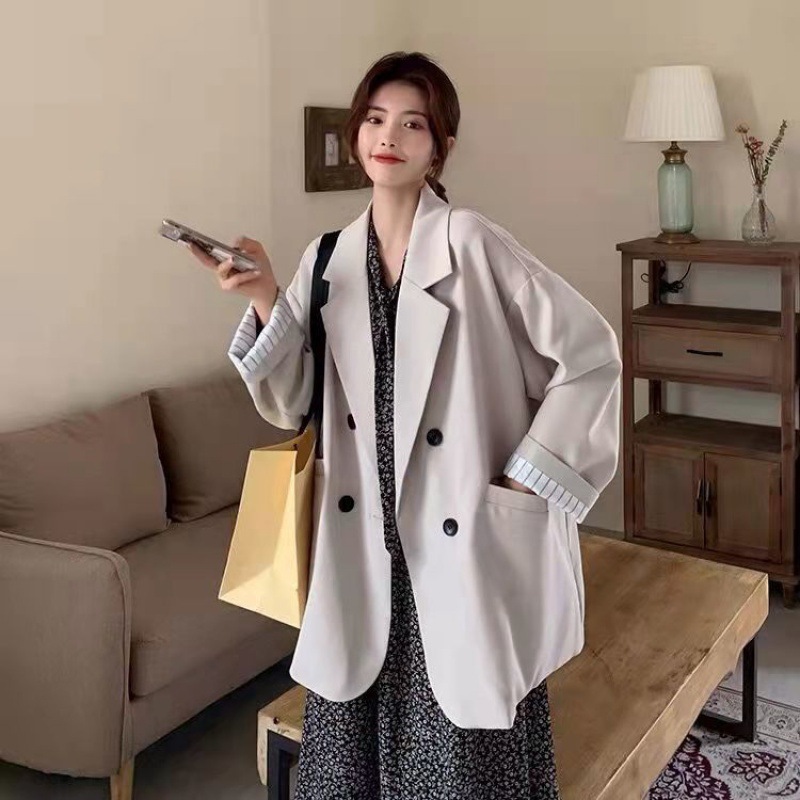 Cross-border Small Suit Jacket Women's 2025 Spring and Autumn New Korean Style in Casual All-match Loose Fashion Trendy Small Suit