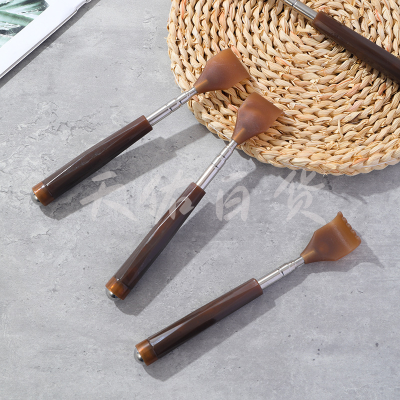 Stainless Steel Tickle Telescopic Tickle Does Not Ask for Help Home Scratch Back Tickle Rake Scratching Rake Massage Scratcher