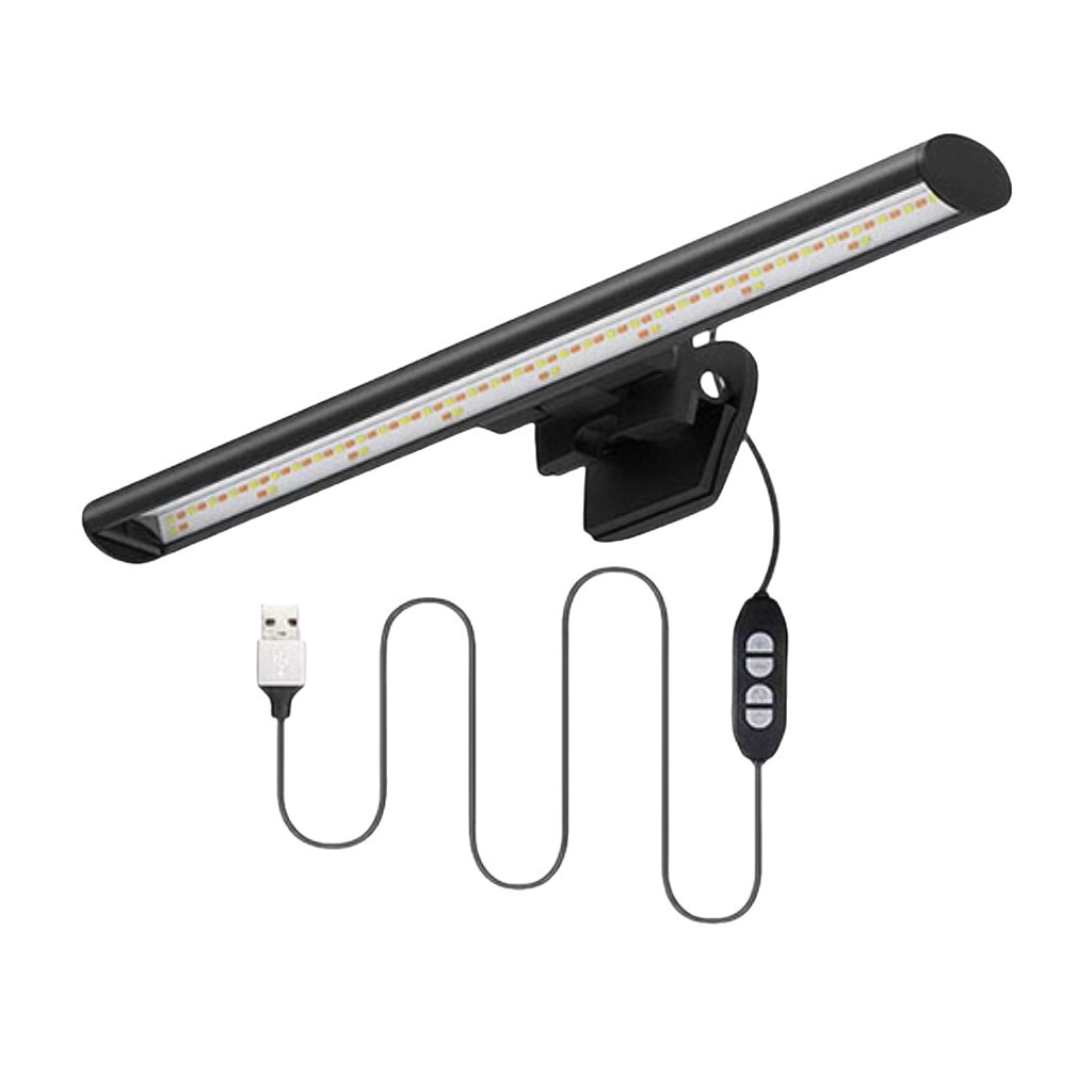 Computer screen hanging lamp display screen lamp office intelligent eye protection reading table lamp led fill light usb