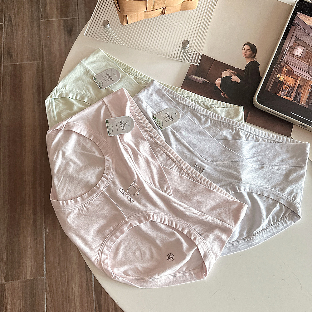 New Ladies Plus Plus Fat Low Waist Abdomen-supporting Pregnant Women's Panties for Non-pregnant Women JH