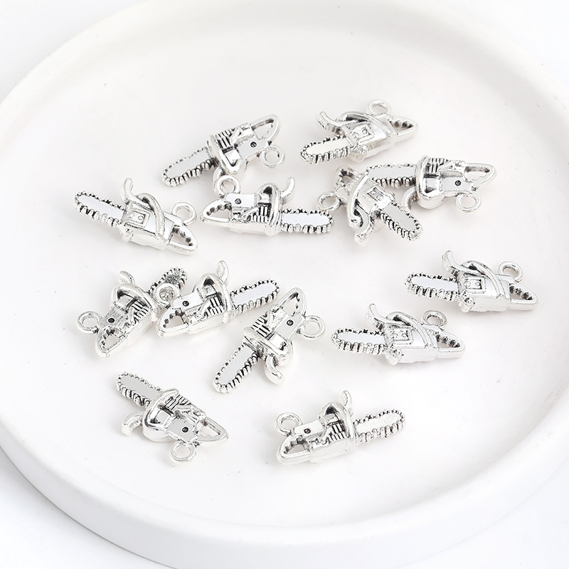 Factory direct retro life tools pendant wrench screwdriver alloy jewelry pendant diy necklace