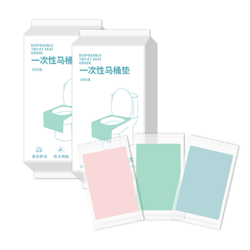Cross-border English version of disposable toilet cushion paper waterproof dirty toilet cushion maternal toilet paper export pack