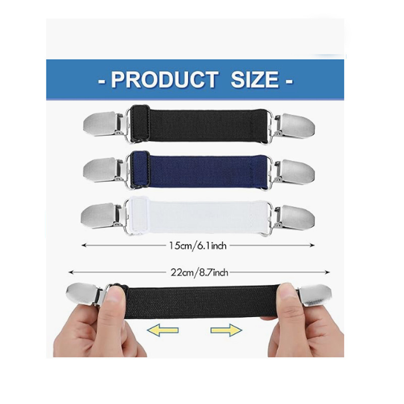 Adjustable Hip Elastic Waistband Pants Waist Cincher Pants Elastic Belt Clip Women Men Back Cincher